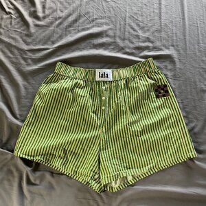 Dressed in Lala Citrus Stripe Boxer Shorts L/XL